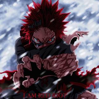 Angry Kirishima wallpaper
