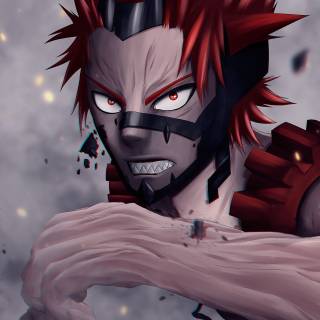 Angry Kirishima wallpaper