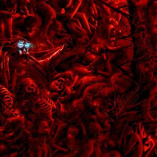 Horror red wallpaper