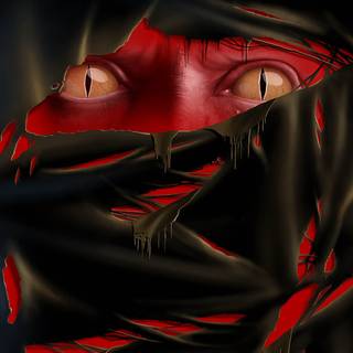 Horror red wallpaper