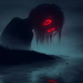 Horror red wallpaper