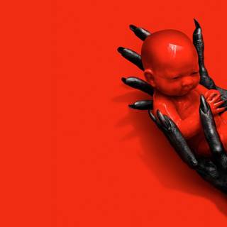 Horror red wallpaper