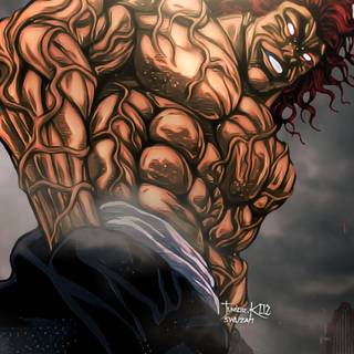 Yujiro Hanma phone wallpaper