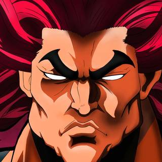 Yujiro Hanma phone wallpaper