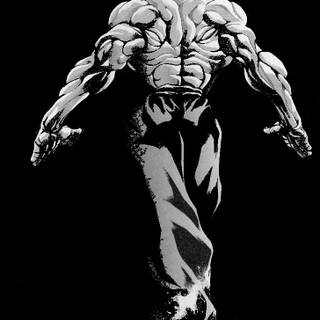 Yujiro Hanma phone wallpaper