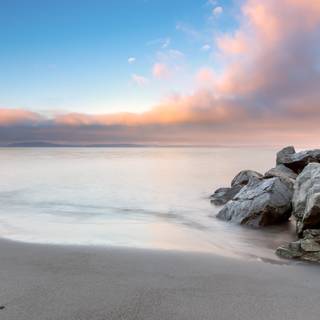 Coastal rocks wallpaper