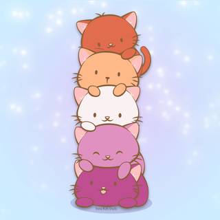 Lesbian kitty wallpaper