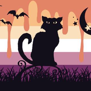 Lesbian kitty wallpaper