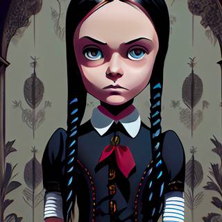 Merlina Addams wallpaper