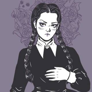 Merlina Addams wallpaper