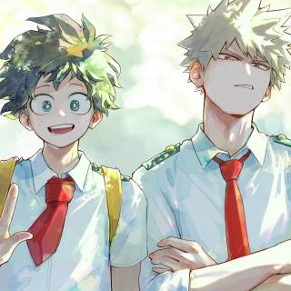 Bakudeku cute wallpaper