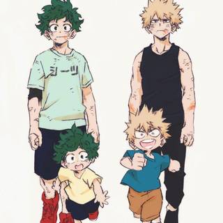 Bakudeku cute wallpaper