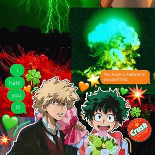 Bakudeku cute wallpaper