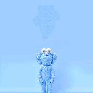 Blue Kaws wallpaper
