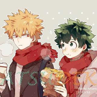 Bakudeku cute wallpaper