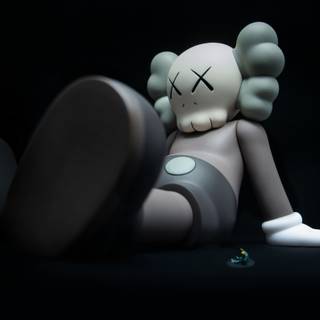 Blue Kaws wallpaper