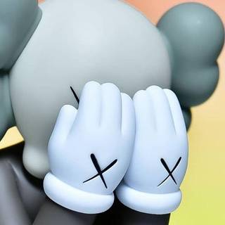 Blue Kaws wallpaper