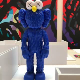 Blue Kaws wallpaper