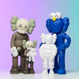 Blue Kaws wallpaper