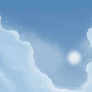 Baby blue aesthetic desktop wallpaper