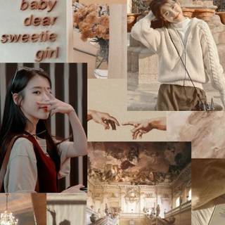 Kpop collage aesthetic wallpaper