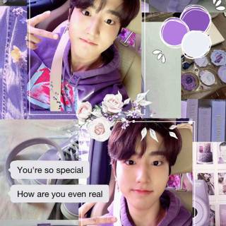 Kpop collage aesthetic wallpaper