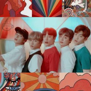 Kpop collage aesthetic wallpaper