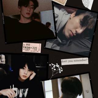 Kpop collage aesthetic wallpaper