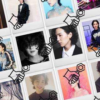 Kpop collage aesthetic wallpaper