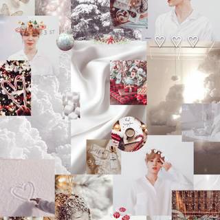 Kpop collage aesthetic wallpaper