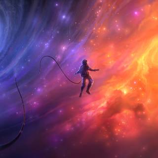 Space laptop 4k wallpaper