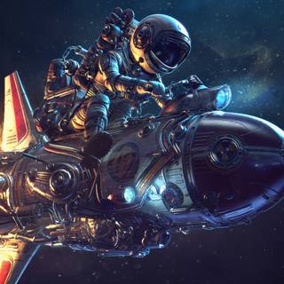 Spaceship 4k wallpaper