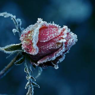 Frozen fields wallpaper