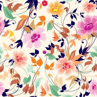 Spring flower art wallpaper