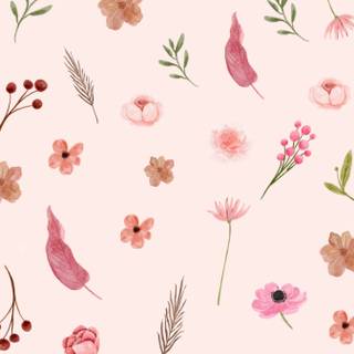 Pink pastel spring wallpaper