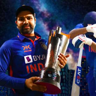 Rohit Sharma 2023 wallpaper