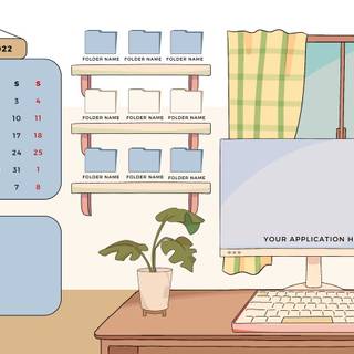 Gaming shelf wallpaper