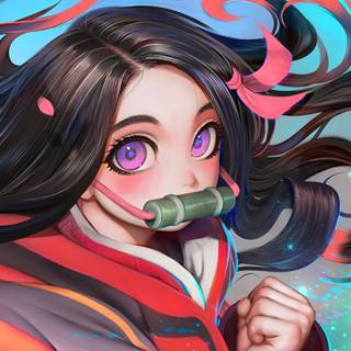 Nezuko 3D wallpaper