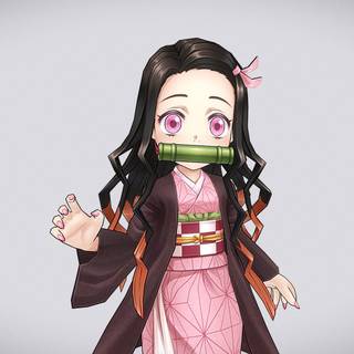 Nezuko 3D wallpaper