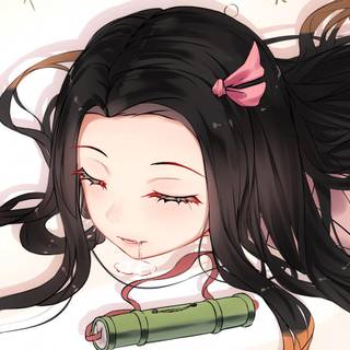 Nezuko cat wallpaper