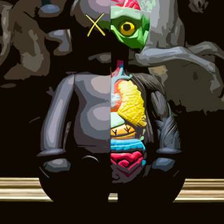 Kaws iPhone 14 wallpaper