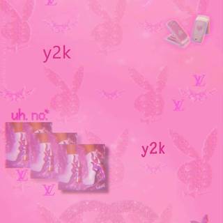 Y2k pink aesthetic wallpaper