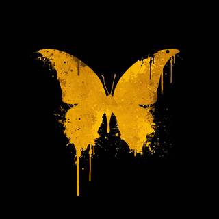 Butterfly painting wallpaper