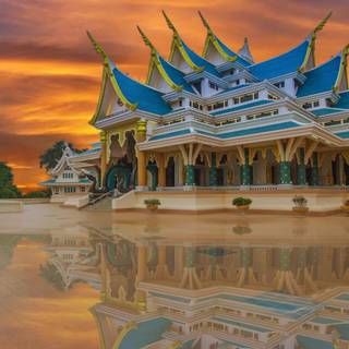 Thailand temple wallpaper