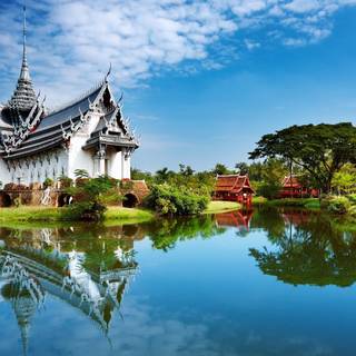 Thailand temple wallpaper