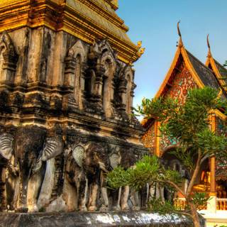 Thailand temple wallpaper