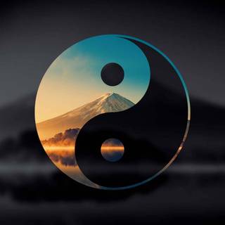 4k iPhone Yin Yang wallpaper