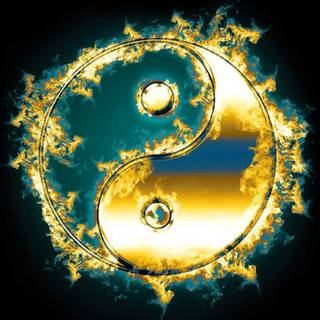 4k iPhone Yin Yang wallpaper