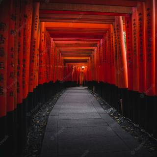 Fushimi Inari iPhone wallpaper