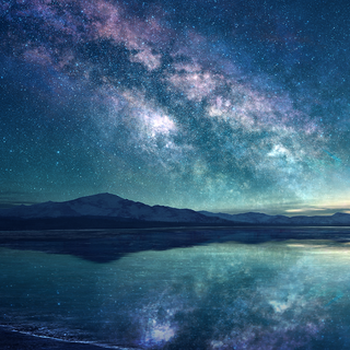 Milky waves wallpaper